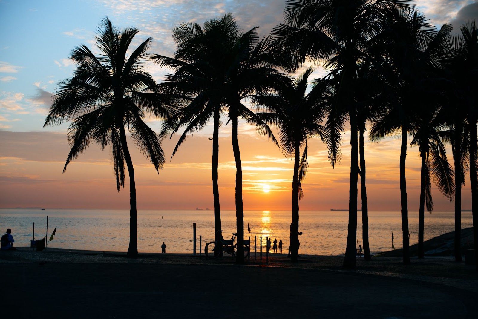 por do sol no arpoador